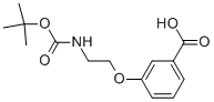 3-{2-[(Tert-butoxycarbonyl)amino]ethoxy}benzoic acid Structure,404032-35-5Structure