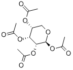 四-氧-乙酰-β-D-吡喃核糖结构式_4049-34-7结构式