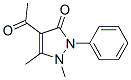 4-乙酰安替比林结构式_40570-67-0结构式