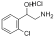 2-Hydroxy-2-(2-chlorophenyl)ethylamine hydrochloride Structure,40570-86-3Structure
