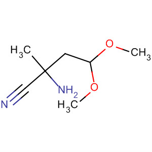 2-Amino-4,4-dimethoxy-2-methylbutanenitrile Structure,40744-55-6Structure