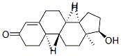 (17alpha)-17-羟基雄甾-4-烯-3-酮结构式_4075-13-2结构式