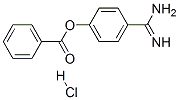 4-脒基苯甲酸苯酯盐酸盐结构式_40761-72-6结构式