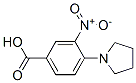 3-Nitro-4-(1-pyrrolidinyl)benzoic acid Structure,40832-81-3Structure