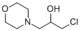 1-氯-3-吗啉-4-基-丙烷-2-醇结构式_40893-69-4结构式