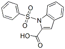 1-(苯磺酰基)-1H-吲哚-2-羧酸结构式_40899-93-2结构式