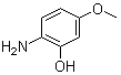 2-氨基-5-甲氧基苯酚结构式_40925-70-0结构式
