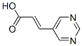 3-(5-嘧啶)-2-丙酸结构式_40929-53-1结构式