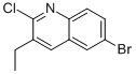 6-Bromo-2-chloro-3-ethyl-quinoline Structure,409346-70-9Structure