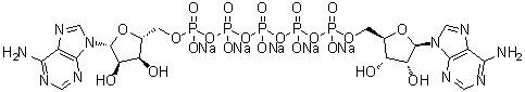 P1,P5-二(腺苷5′)五磷酸五钠盐结构式_4097-04-5结构式