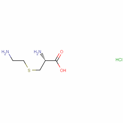 S-(2-氨基乙基)-L-半胱胺酸盐酸盐结构式_4099-35-8结构式