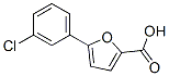 5-(3-氯苯基)呋喃-2-羧酸结构式_41019-44-7结构式