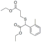 Ethyl 3-(2-ethoxy-2-oxo-1-o-tolylethylthio)propanoate Structure,41022-22-4Structure