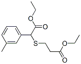 Ethyl 3-(2-ethoxy-2-oxo-1-m-tolylethylthio)propanoate Structure,41022-29-1Structure