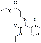 Ethyl 3-(1-(2-chlorophenyl)-2-ethoxy-2-oxoethylthio)propanoate Structure,41022-44-0Structure