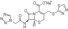Ceftezole sodium Structure,41136-22-5Structure