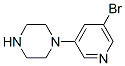 1-(5-溴-3-吡啶基)-哌嗪结构式_412347-30-9结构式