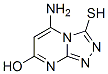 5-氨基-3-疏基-[1,2,4]噻唑-[4,3-a]嘧啶-7-醇结构式_41266-68-6结构式