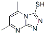 5,7-Dimethyl-[1,2,4]triazolo[4,3-a]pyrimidine-3-thiol Structure,41266-80-2Structure