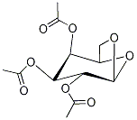 1,6-脱水-beta-D-吡喃半乳糖三乙酸酯结构式_4132-24-5结构式