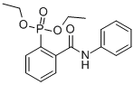 (2-苯基氨基甲酰苯基)-磷酸二乙酯结构式_41327-48-4结构式