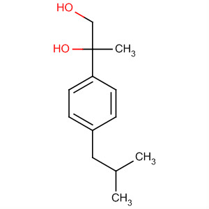 2-(p-异丁基苯基)-1,2-丙烷二醇结构式_41343-01-5结构式