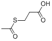 3-(乙酰基硫代)丙酸结构式_41345-70-4结构式