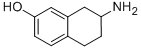 7-氨基-5,6,7,8-四氢萘-2-醇结构式_41363-00-2结构式