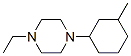 (9ci)-1-乙基-4-(3-甲基环己基)-哌嗪结构式_415972-43-9结构式