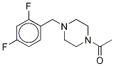 1-乙酰基-4-(2,4-二氟苄基)哌嗪结构式_416894-09-2结构式