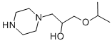 1-异丙氧基-3-哌嗪-1-基-2-丙醇结构式_41717-77-5结构式