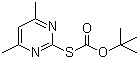 S-Boc-2-巯基-4,6-二甲基嘧啶结构式_41840-28-2结构式