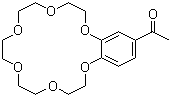4-乙酰基苯并-18-冠-6-醚结构式_41855-35-0结构式
