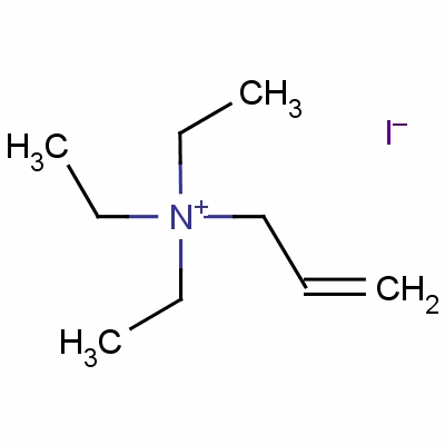 烯丙基三乙基碘化铵结构式_4186-64-5结构式