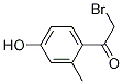 2-溴-1-(4-羟基-2-甲基-苯基)-乙酮结构式_41877-16-1结构式