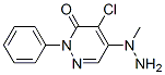 4-氯-5-(1-甲基肼基)-2-苯基-2,3-二氢哒嗪-3-酮结构式_41932-99-4结构式