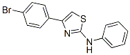 4-(4-Bromophenyl)-N-phenyl-2-thiazolamine Structure,42056-77-9Structure