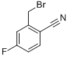 2-Bromomethyl-4-fluorobenzonitrile Structure,421552-12-7Structure