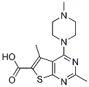2,5-Dimethyl-4-(4-methylpiperazin-1-yl)thieno-[2,3-d]pyrimidine-6-carboxylic acid Structure,421565-56-2Structure