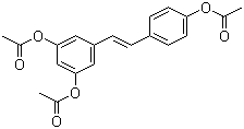 乙酰化白藜芦醇结构式_42206-94-0结构式
