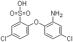 2-氨基-4,4`-二氯 二苯基 醚-2`-磺酸结构式_42293-27-6结构式