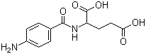 N-(4-氨基苯甲酰基)-DL-谷氨酸结构式_4230-33-5结构式
