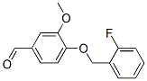 4-[(2-Fluorobenzyl)oxy]-3-methoxybenzaldehyde Structure,423156-68-7Structure