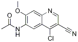 6-乙酰氨基-4-氯-3-氰基-7-甲氧基-喹啉结构式_423181-33-3结构式