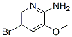 2-Amino-3-methoxy-5-bromopyridine Structure,42409-58-5Structure