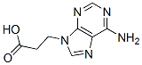 6-氨基-9H-嘌呤-9-丙酸结构式_4244-47-7结构式
