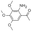 1-(2-氨基-3,4,5-三甲氧基苯基)乙酮结构式_42465-69-0结构式