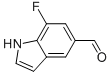 7-Fluoro-1H-indole-5-carbaldehyde Structure,424834-59-3Structure