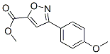 3-(4-Methoxy-phenyl)-isoxazole-5-carboxylic acid methyl ester Structure,425609-97-8Structure