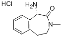 (1S)-1-氨基-1,3,4,5-四氢-3-甲基-2H-3-苯氮杂卓-2-酮酸盐结构式_425663-71-4结构式